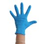 9378А Перчатки нитриловые, Albens, неопудр. текст., цвет голубой (100 шт./уп., 1000 шт./кор.)
