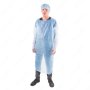 Фартук-халат из хлорполиэтилена, голубой