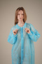 Халат медицинский на ЛИПУЧКАХ, 30 г/м2, XXL (50 шт/кор)