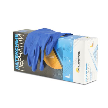 Латексные перчатки повышенной прочности