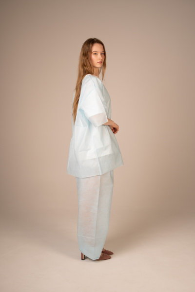 6912 Костюм хирургический (рубашка и брюки), нестерил р-р 52-54 (45 шт/кор)